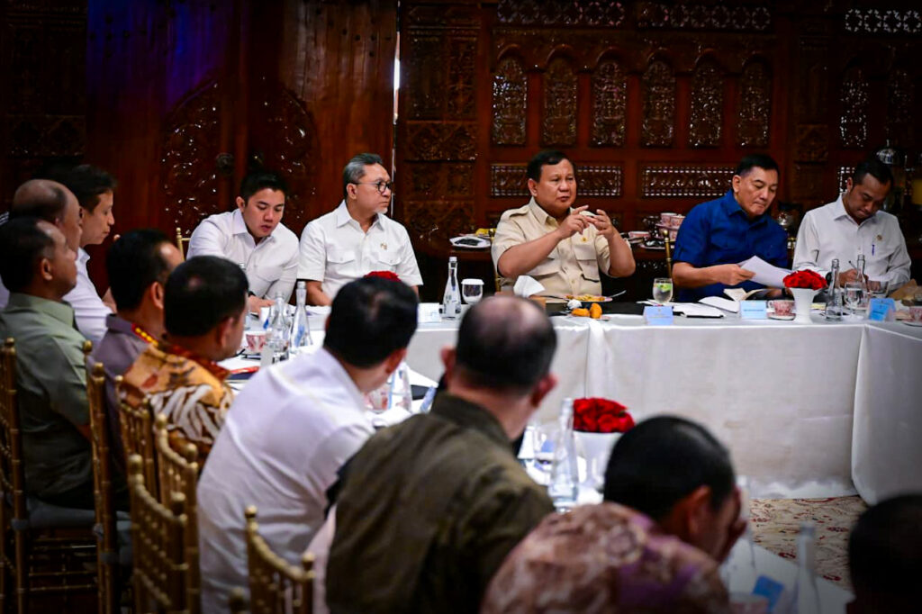Presiden Prabowo Gelar Rapat Bahas Perbaikan MBG